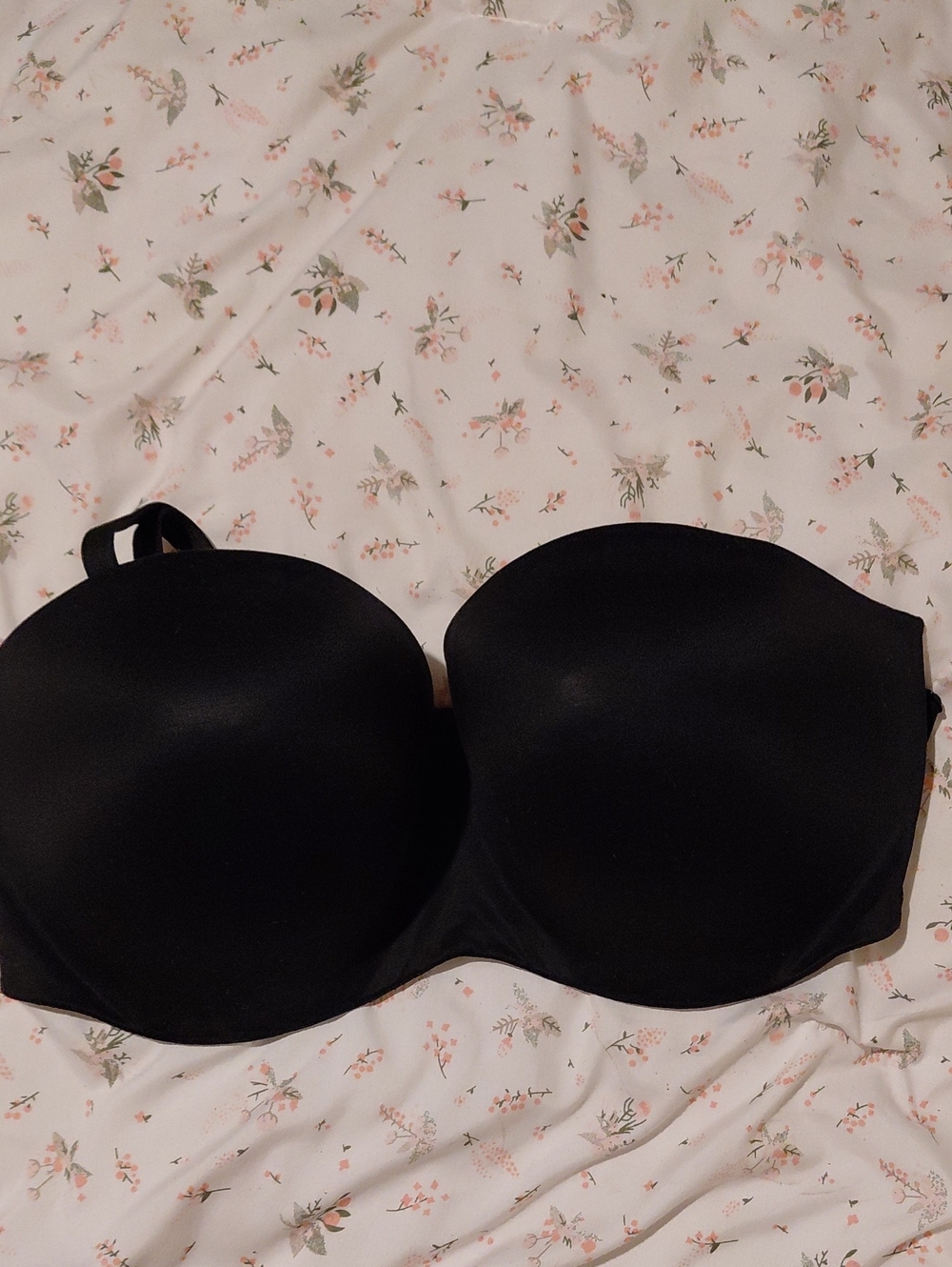 Victoria's Secret Black Strapless Or Strap Molded T-Shirt Bra HEAVY DUTY